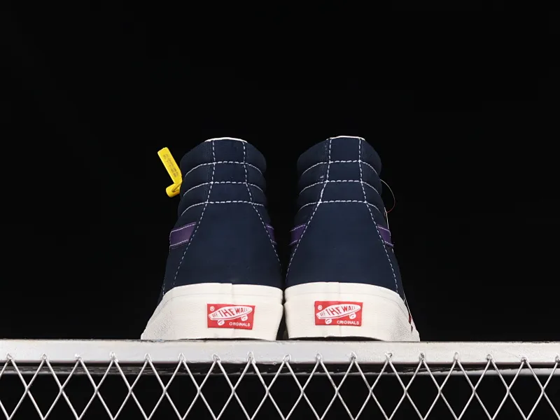 All categories Vans Vans series Vans Hi Vans high-top Vans SK8-Hi Lx Vans official navy blue high-top casual sneakers VN0A4BVB20T